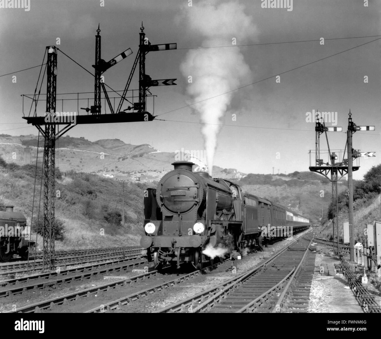 Klasse 440 No 30920 "Rugby" Paare auf einen BootZug bei Folkestone