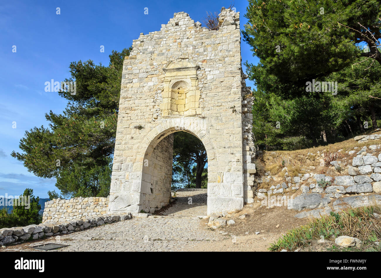 Notre Dame du Chateau, Allauch, BouchesduRhône, Frankreich