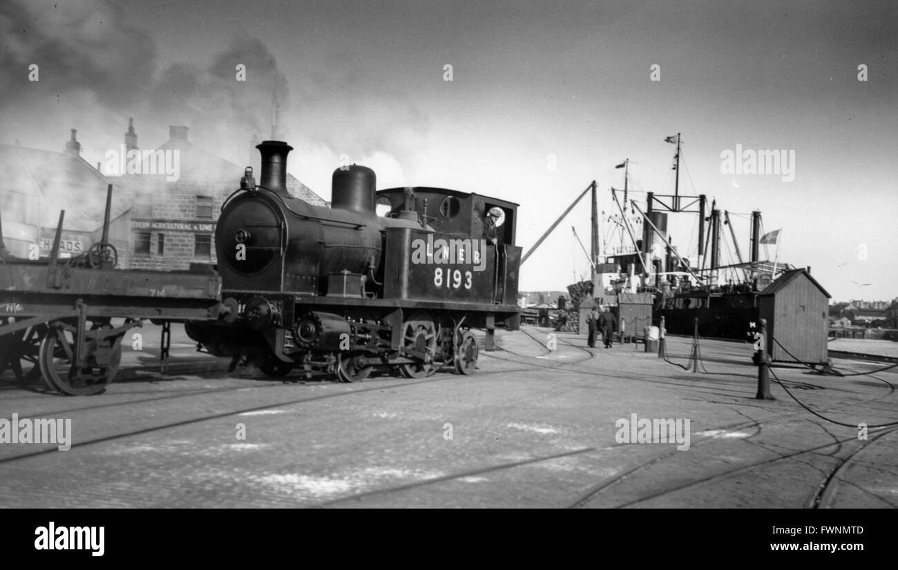 Manning Wardle gebaut Z5 Klasse 0-4-2 t eine der zwei für den Einsatz in Aberdeen Docks gebaut. Stockfoto