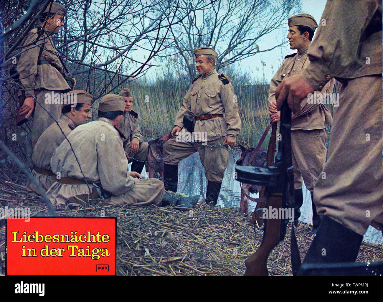 LIebesnächte in der Taiga, Deutschland 1967, Regie: Harald Philipp, Szenenfoto Stockfoto