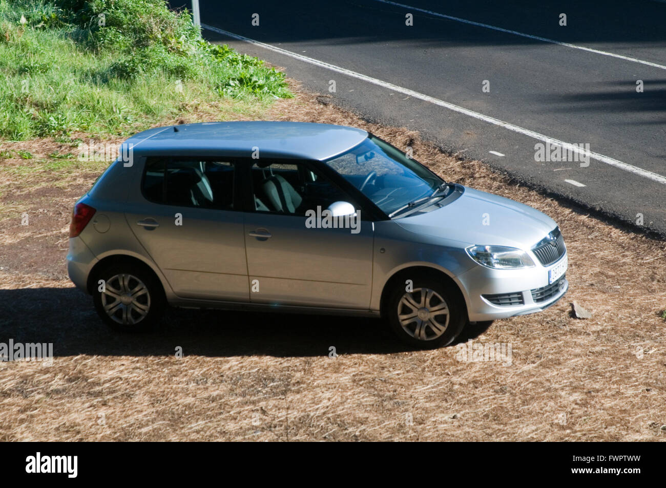 Skoda Fabia kleine Familie polnische Autos Hersteller Autohersteller VW volkswagen Stockfoto