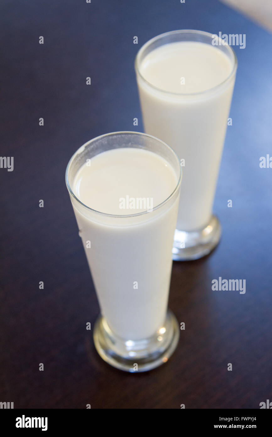 Horchata Boden Tiger Nuss Getränk Spezialität von Valencia, Spanien Stockfoto