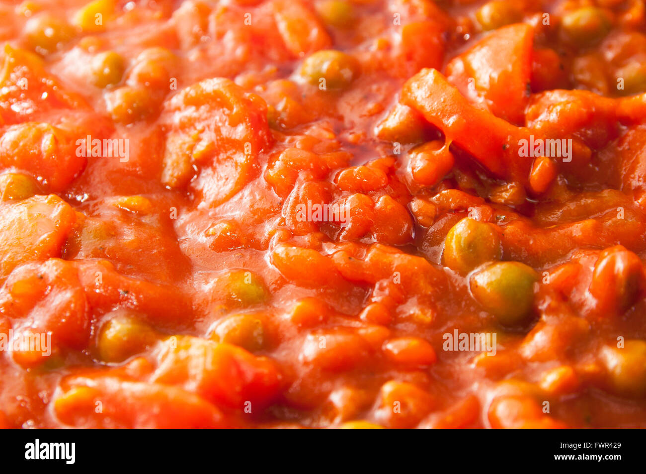 Vegetarische sauce Stockfoto