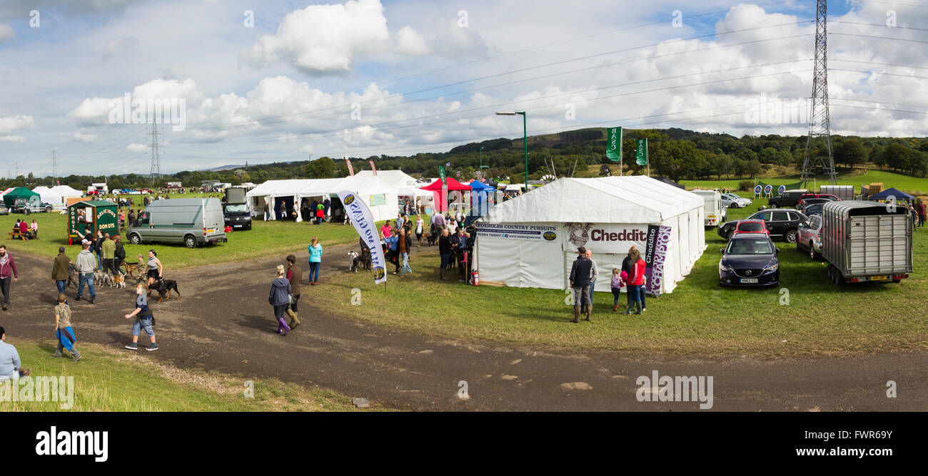 Lancashire Spiel und Country Festival 2015 Showground bei Scorton, Lancashire im September 2015. Stockfoto