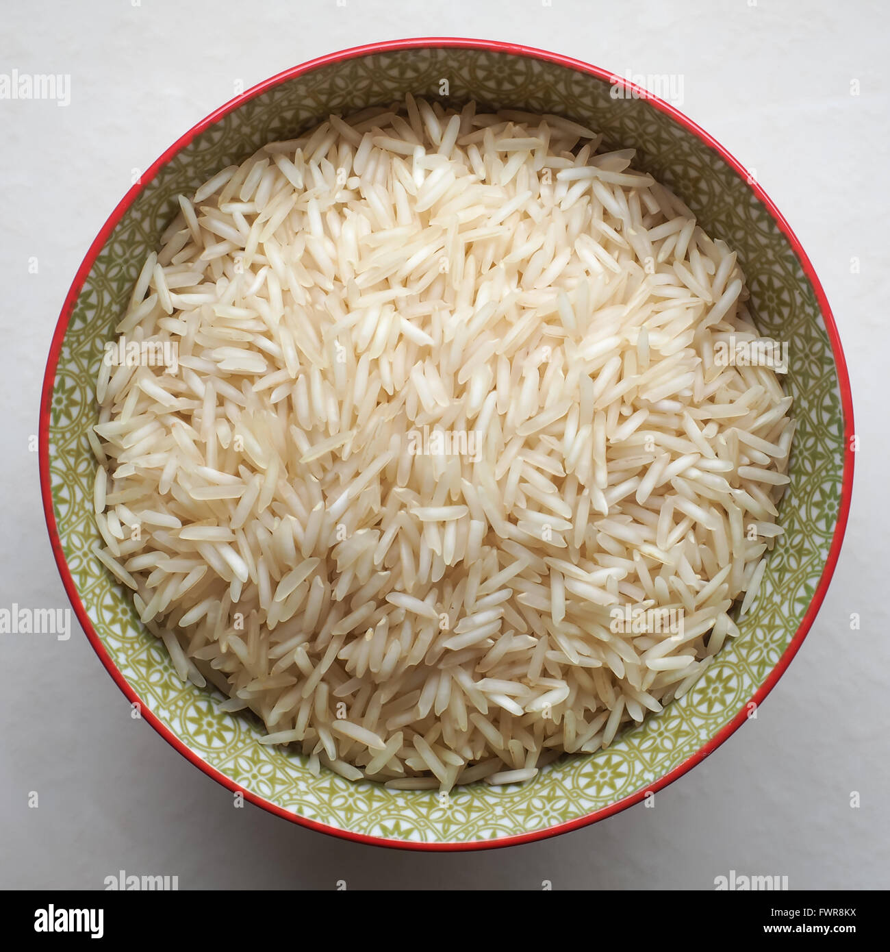 Reis ungekocht Stockfoto