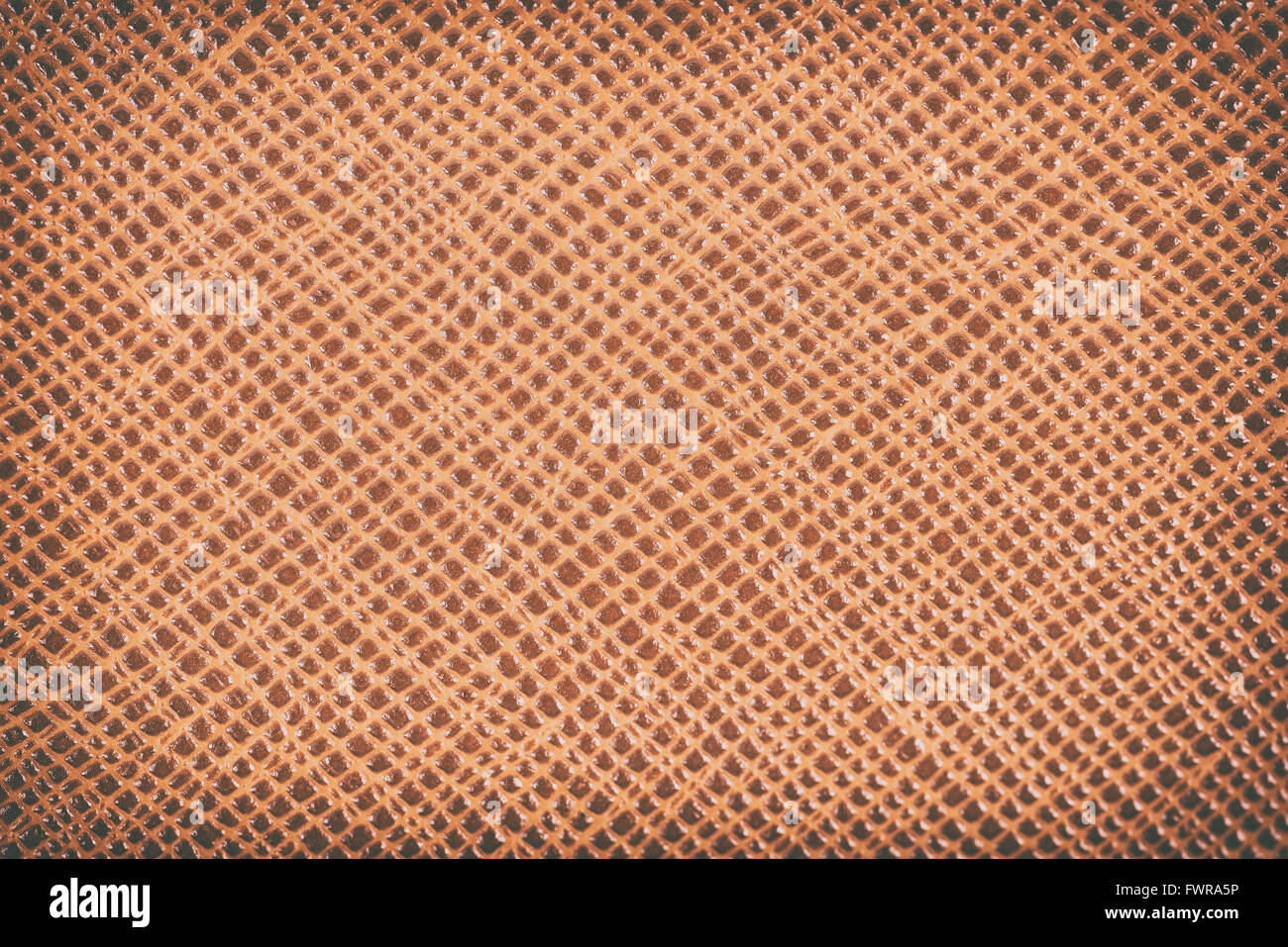 Braune Leder-Textur-Hintergrund Stockfoto