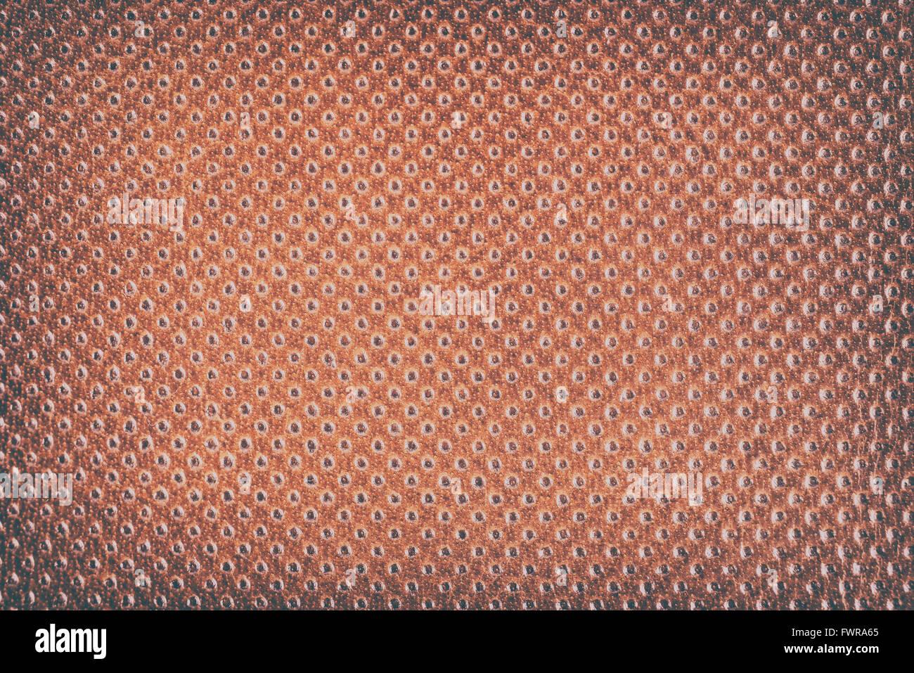 Braune Leder-Textur-Hintergrund Stockfoto