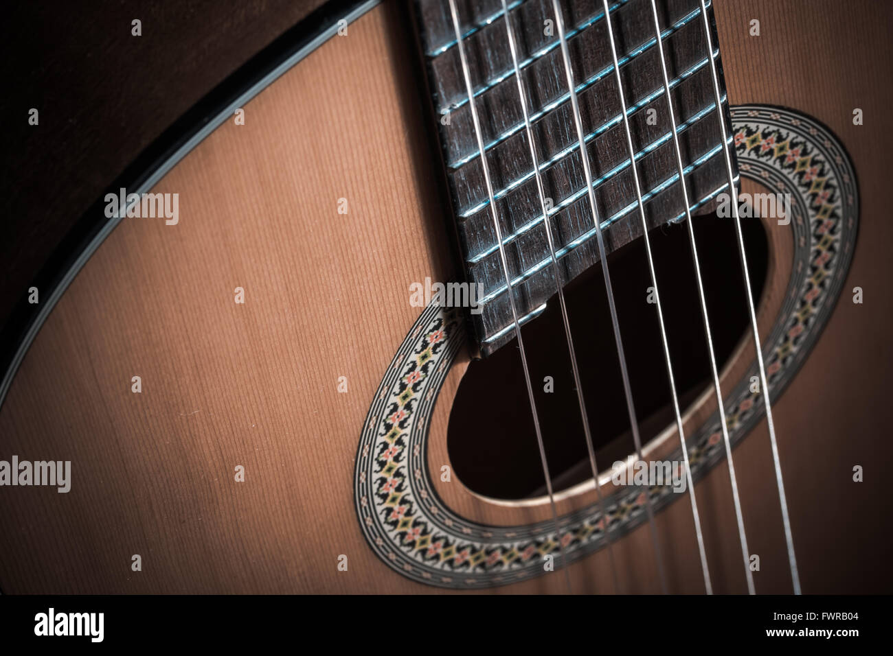 Hintergrund gitarre Stockfoto