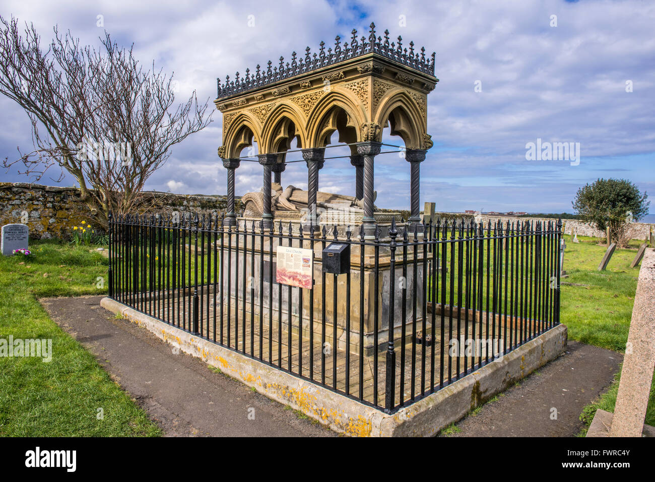 Das Grace Darling Memorial Bamburgh Northumberland. Nordostengland. Stockfoto