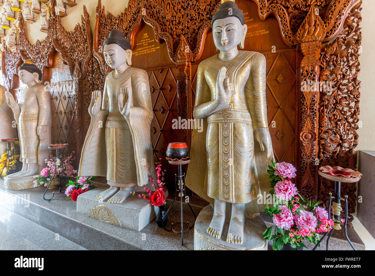Malaysia Penang Tempel Thai Thailand Stockfoto