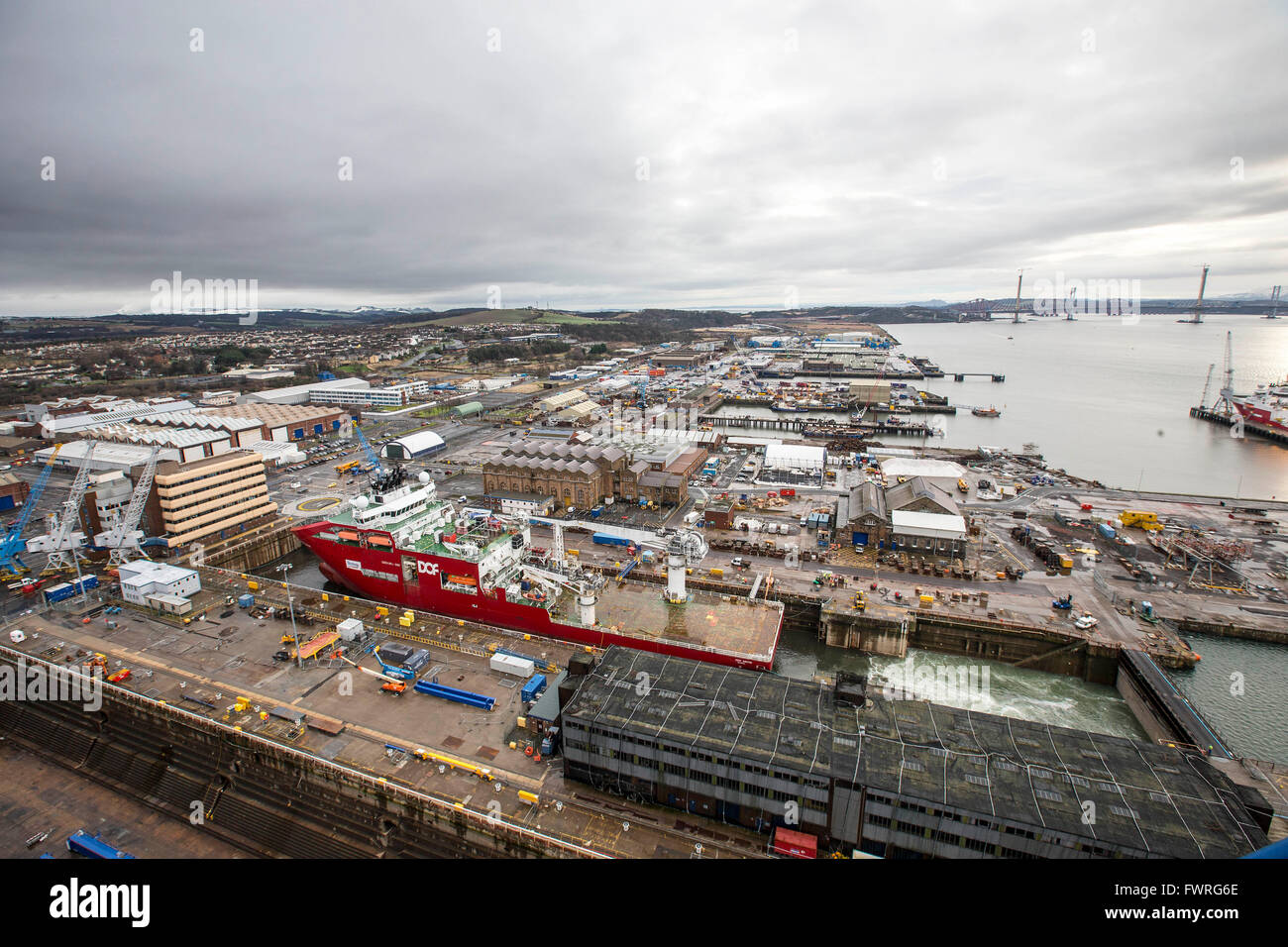 Tiefen Arktis im Trockendock Stockfoto