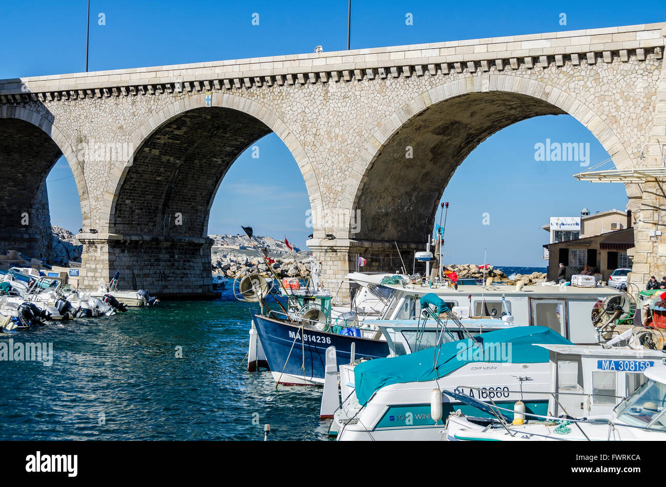 LE VALLON DES AUFFES, MARSEILLE, BDR, FRANKREICH 13 Stockfoto