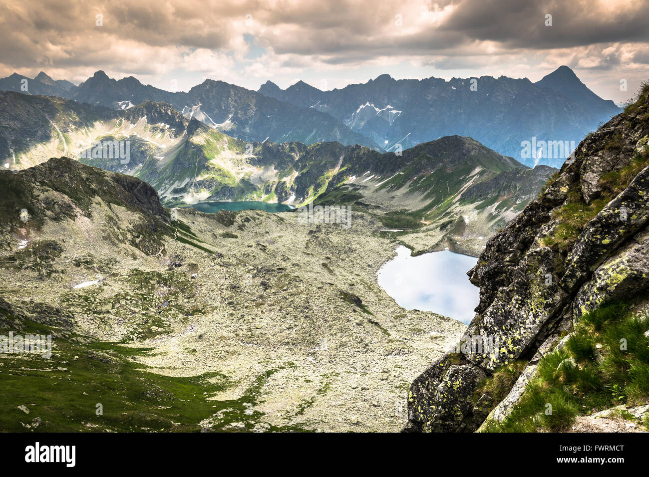 "Dolina Pieciu Stawow Polskich" (Tal der fünf polnischen Teiche) Zakopane, Polen Stockfoto