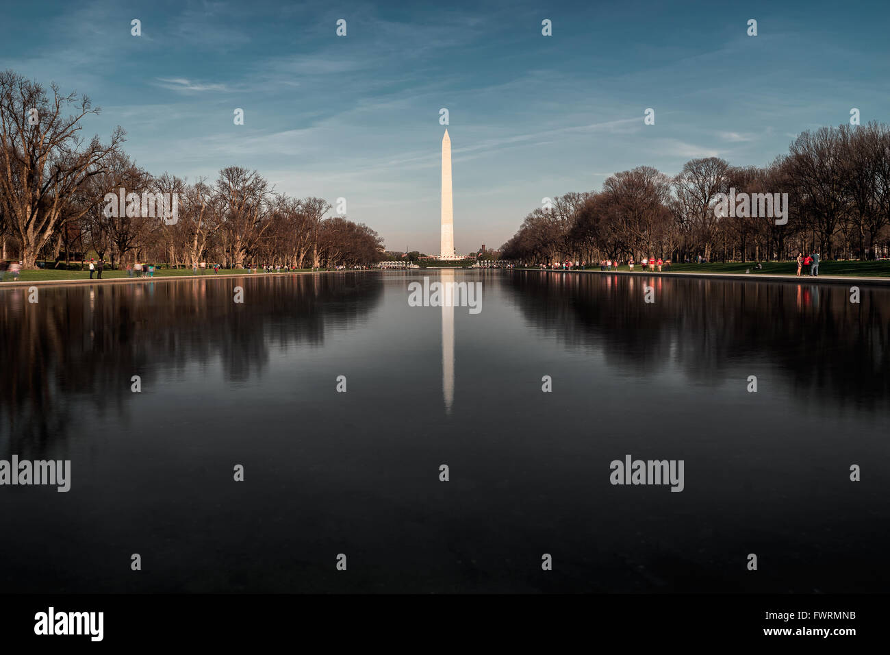 Washington Denkmal - Familie Bremse Frühlingsausflug 2016 Stockfoto