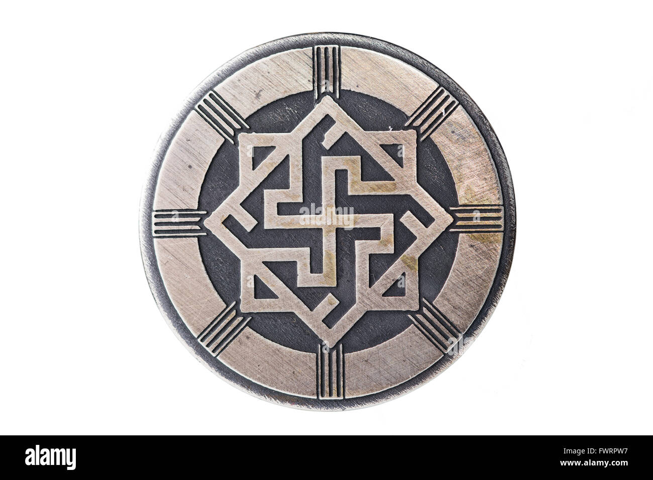 Perunitsa oder "Walküre". Charme, Bewachung, die Weisheit und Gerechtigkeit, Menschenwürde, zu Ehren. Stockfoto