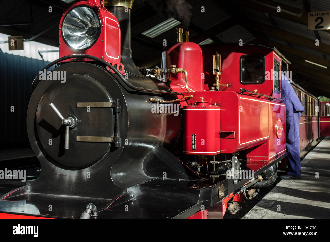 Bure Valley Railway Dampflok Aylsham Norfolk Stockfoto