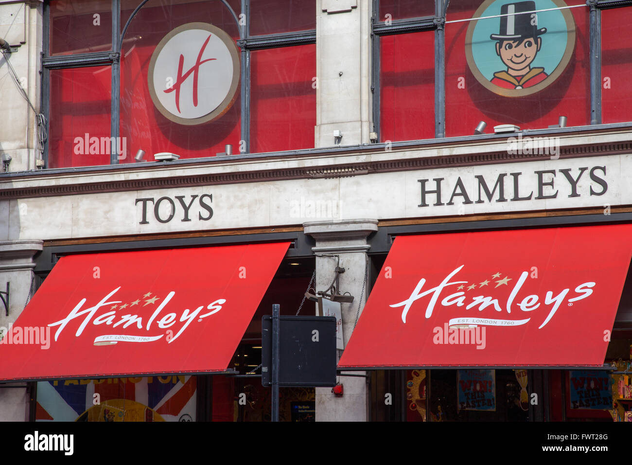 Hamleys Spielwarenladen, Regent Street, London Stockfoto