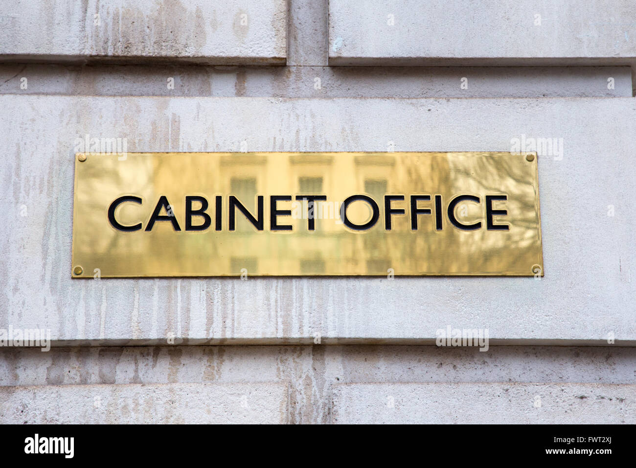 Cabinet Office-Zeichen in Whitehall, Westminster, London Stockfoto Cabinet Office-Zeichen in Whitehall, Westminster, London Stockfoto