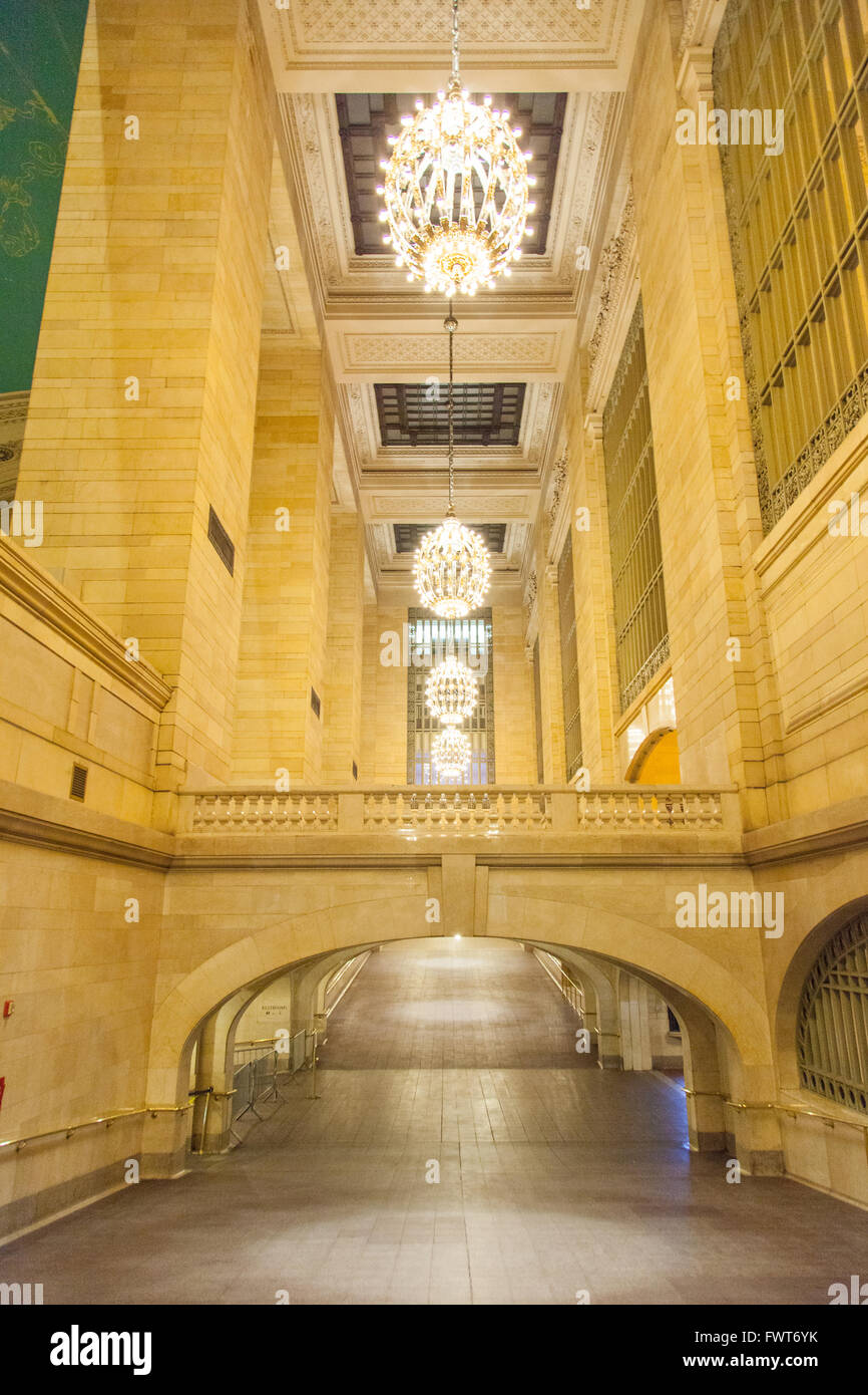 Flüsternde Galerie im Grand Central terminal entfernt. Manhattan, New York City, Vereinigte Staaten von Amerika. Stockfoto