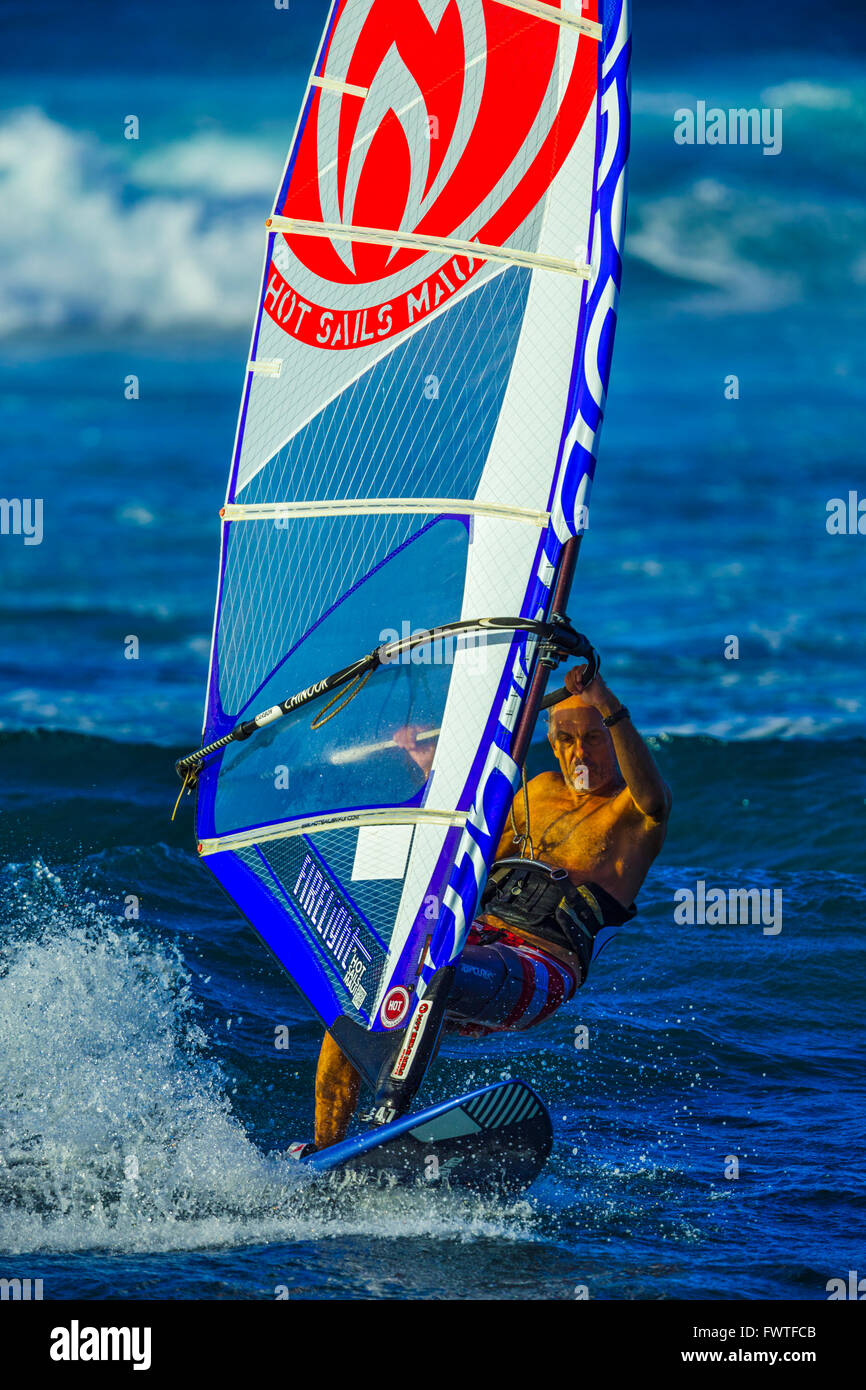 Surfen in Maui Stockfoto