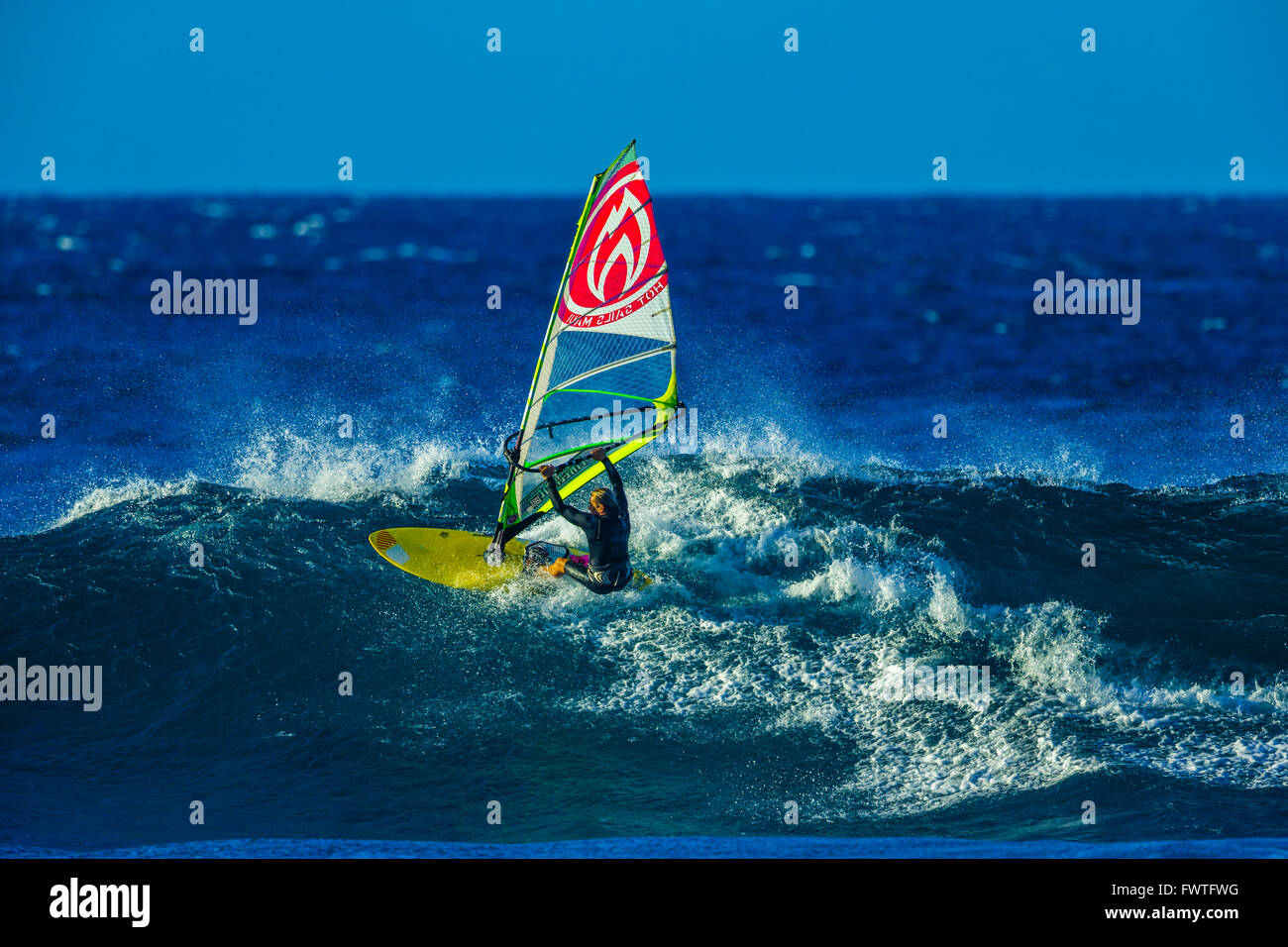 Surfen in Maui Stockfoto