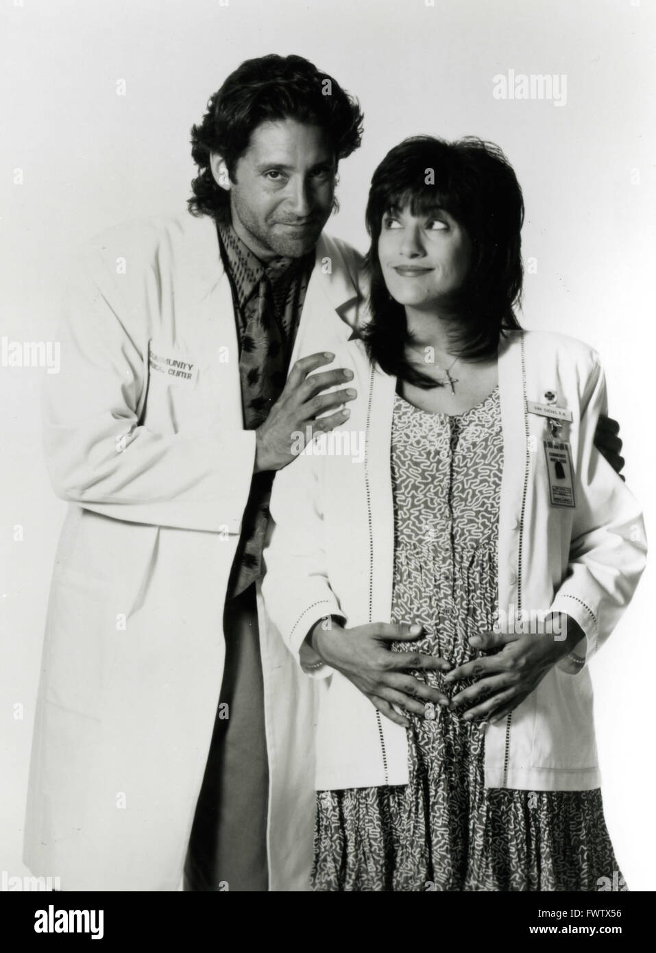 Kip Gilman und Ada Maris in der TV Serie Krankenschwestern, USA 1993 Stockfoto