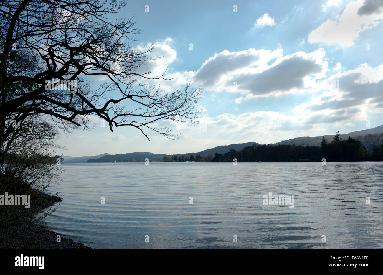 Coniston Water im Lake District National Park, Cumbria, UK Stockfoto