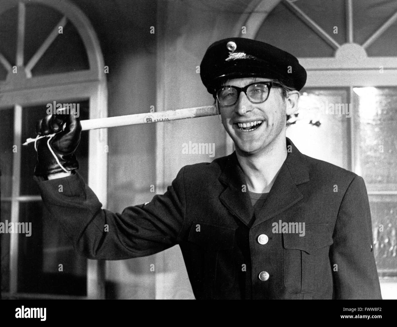 Deutscher Komiker Otto Waalkes, Deutschland 1980er Jahre. Deutsche Komiker Otto Waalkes, Deutschland der 80er Jahre. Stockfoto