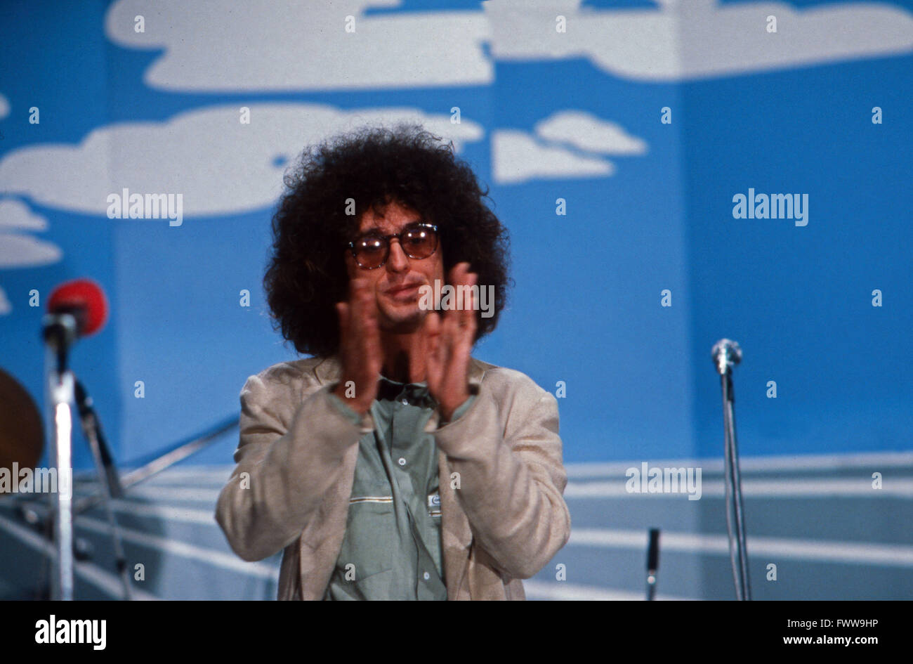 Der Züricher Musiker Und Liedermacher Angelo Branduardi, 1980er Jahre Deutschland. Italienischer Sänger und Songwriter Angelo Branduardi, Deutschland der 1980er Jahre. Stockfoto