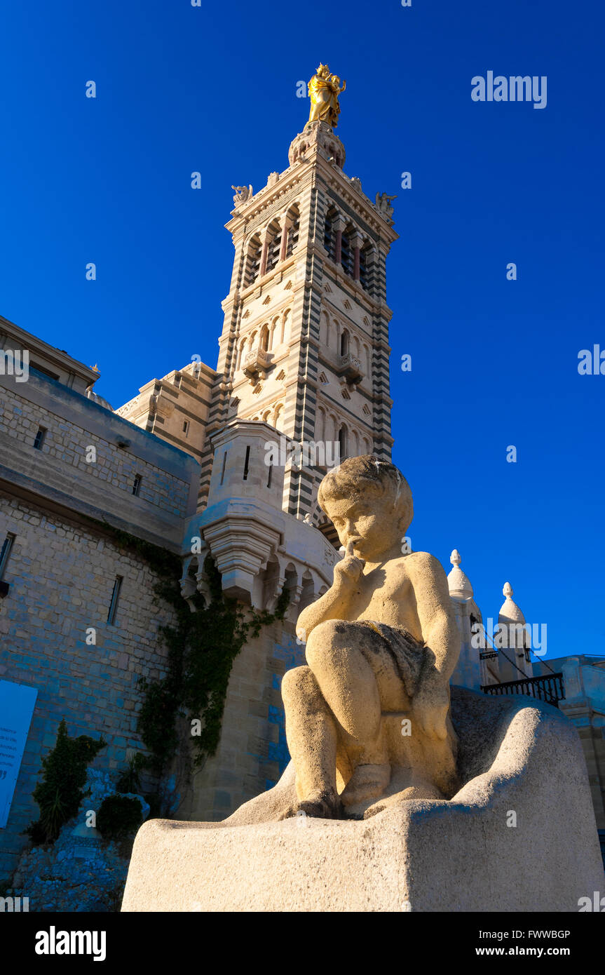 Notre Dame De La Garde Marseille Frankreich Paca 13 Stockfoto