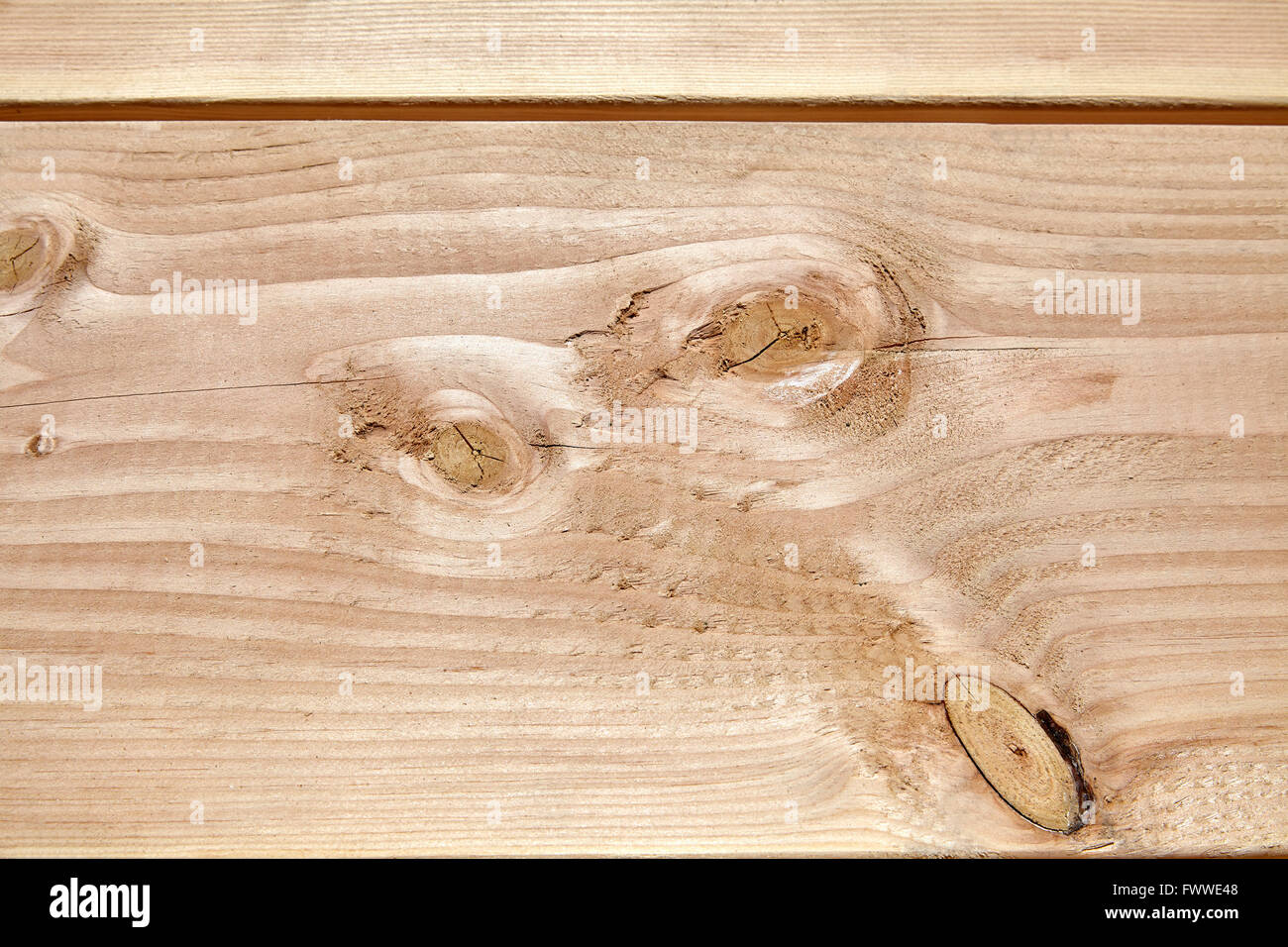 Holzbau-Materialien für die Bauindustrie Stockfoto