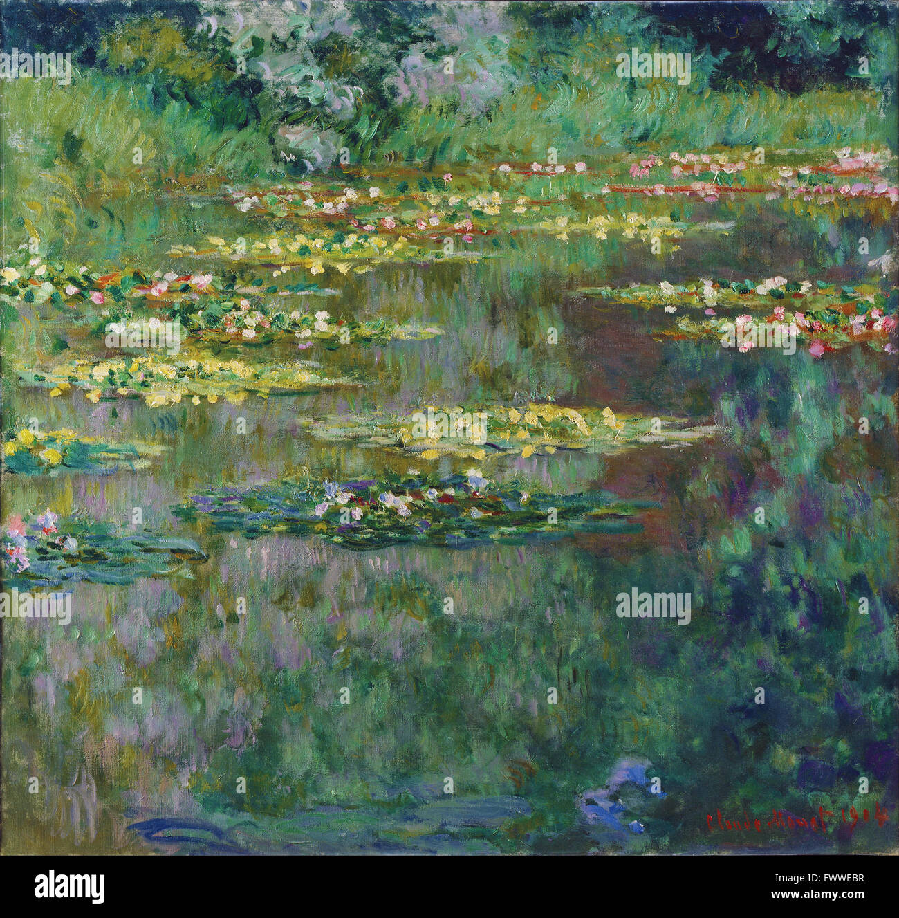 Claude Monet - Le Bassin des Nympheas - Denver Art Museum Stockfoto