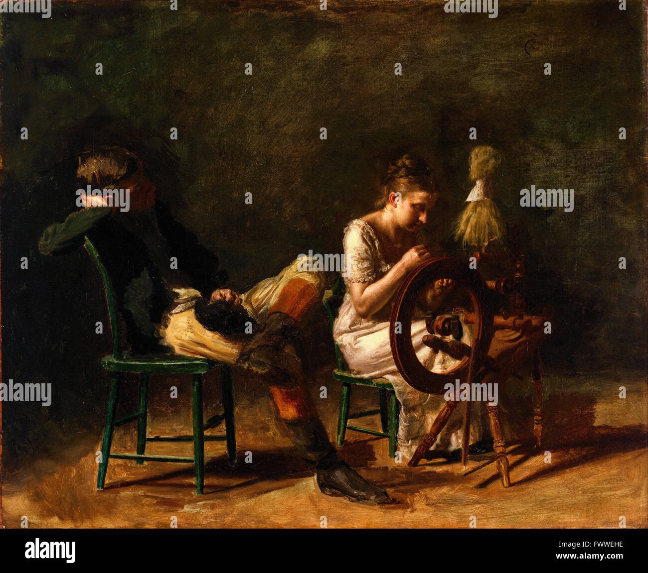Thomas Eakins - die Balz - de Young Museum Stockfoto