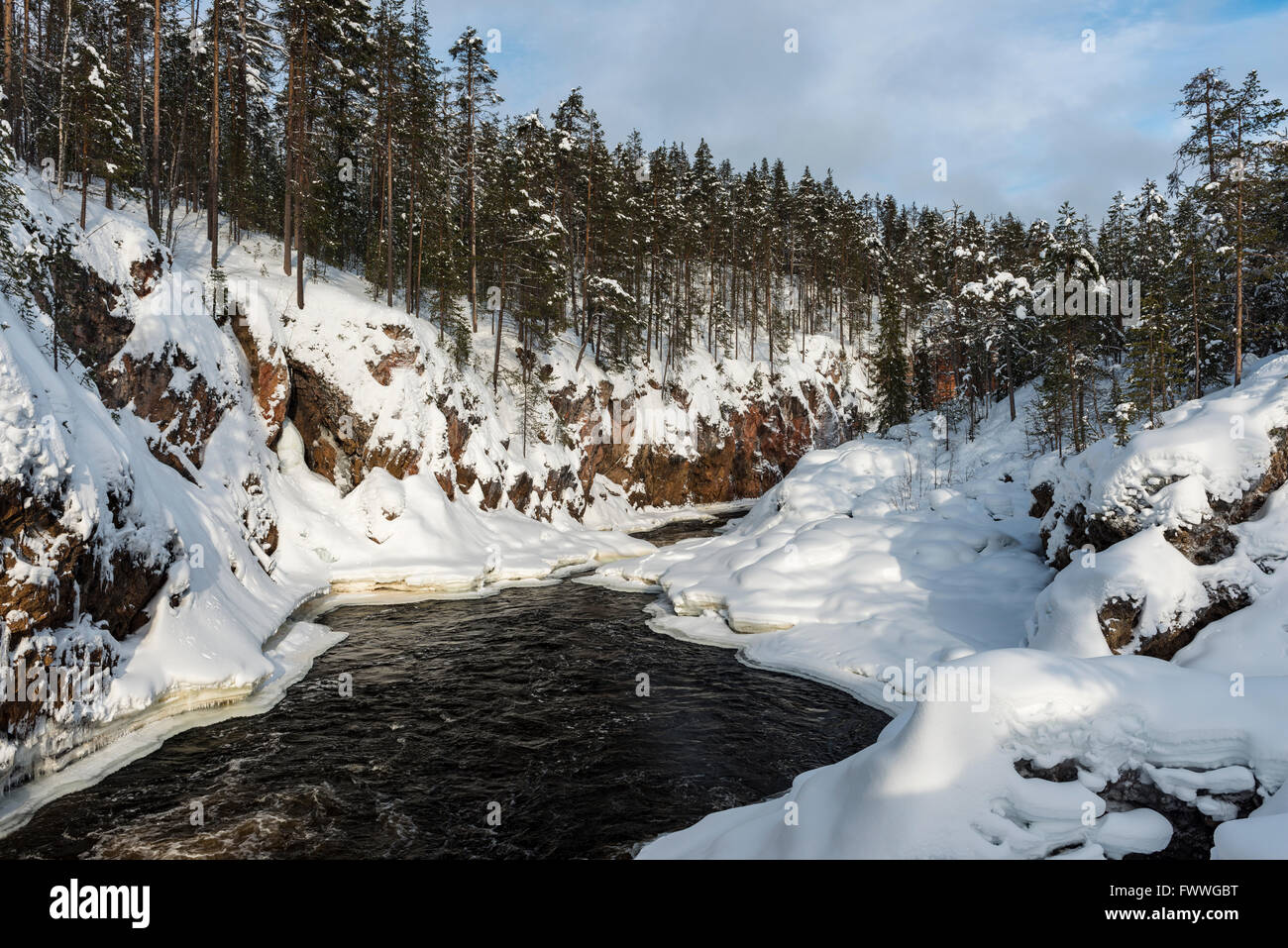 Oulanka national park winter Fotos und Bildmaterial in hoher