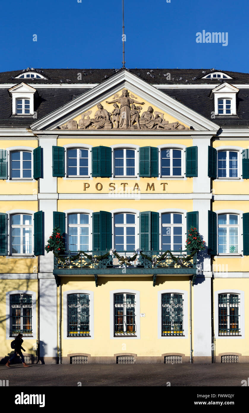 Fürstenbergisches Palais, heute Postamt, Bonn, Rheinland, Nordrhein-Westfalen, Deutschland Stockfoto