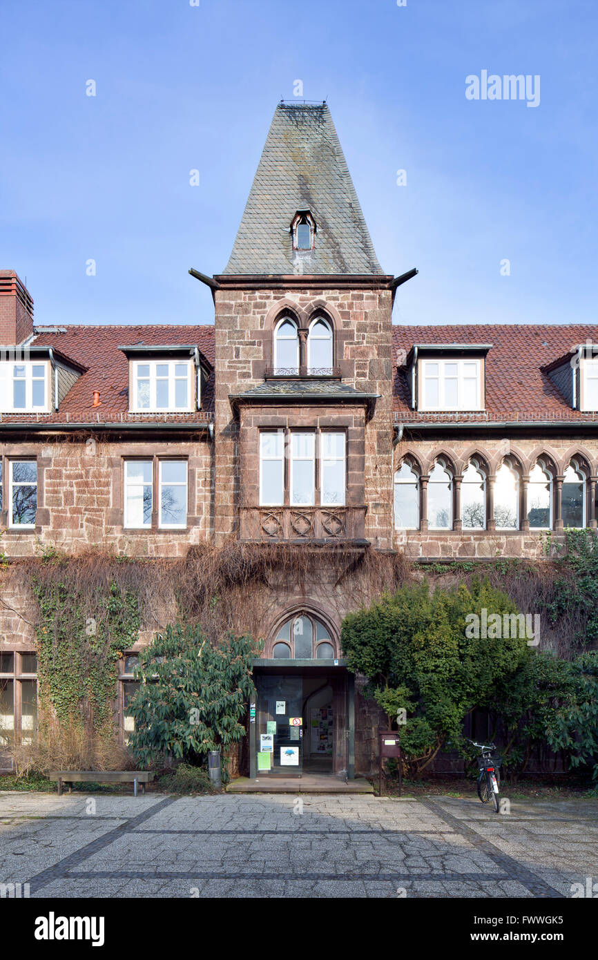 Universität Kassel, Institut für ökologischen Landbau und International Agriculture Feldbüro Witzenhausen, Hessen, Deutschland Stockfoto