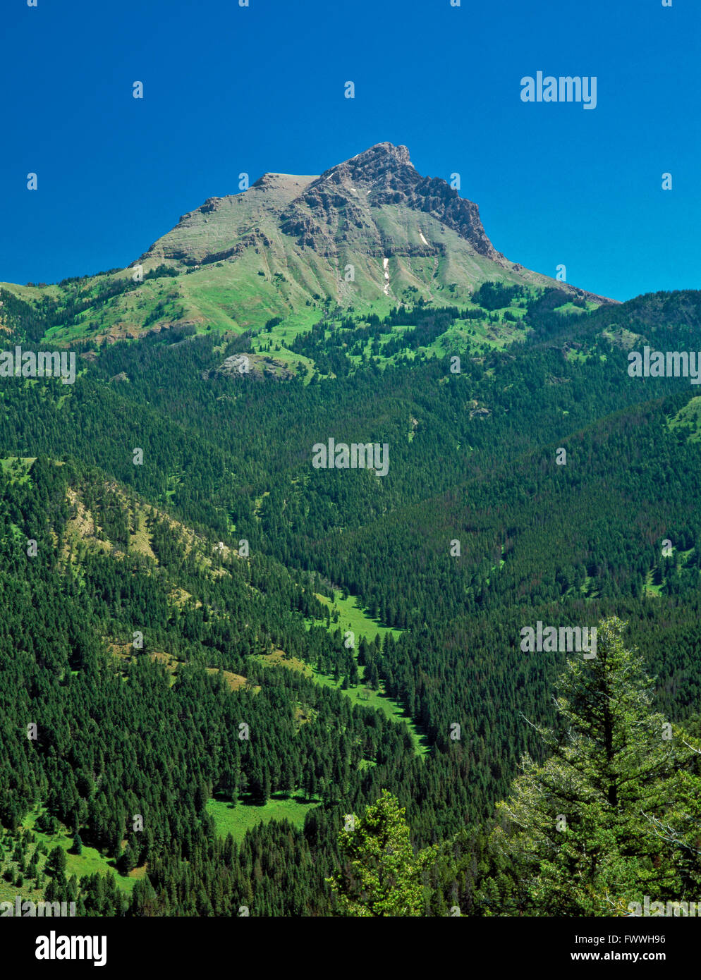 Sphinx-Berg im Bereich von Madison lee Metcalf Wildnis in der Nähe von Cameron, montana Stockfoto