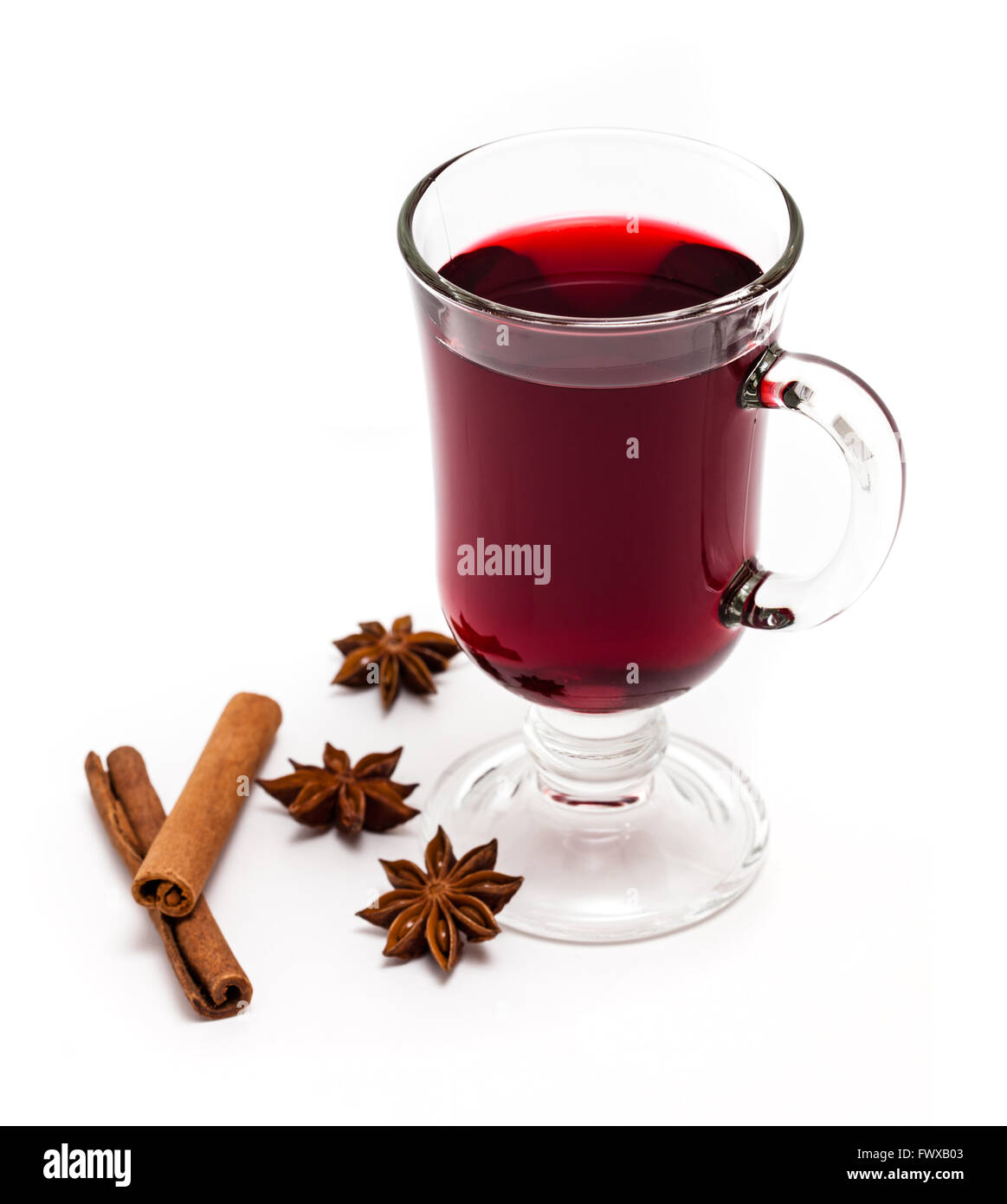 Glühwein Stockfoto