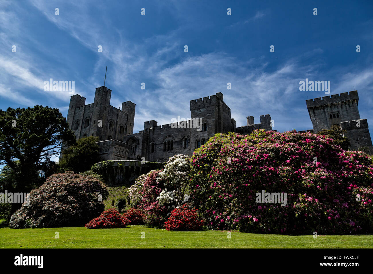 Penrhyn Castle. Stockfoto