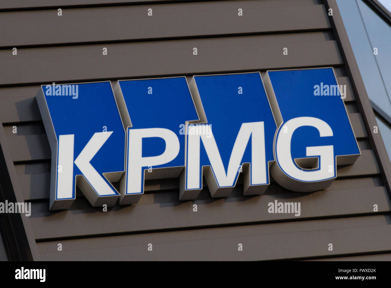 KPMG Wirtschaftsprüfungsgesellschaft und Büros in Kingston, Ontario, auf der 8. März 2016. Stockfoto