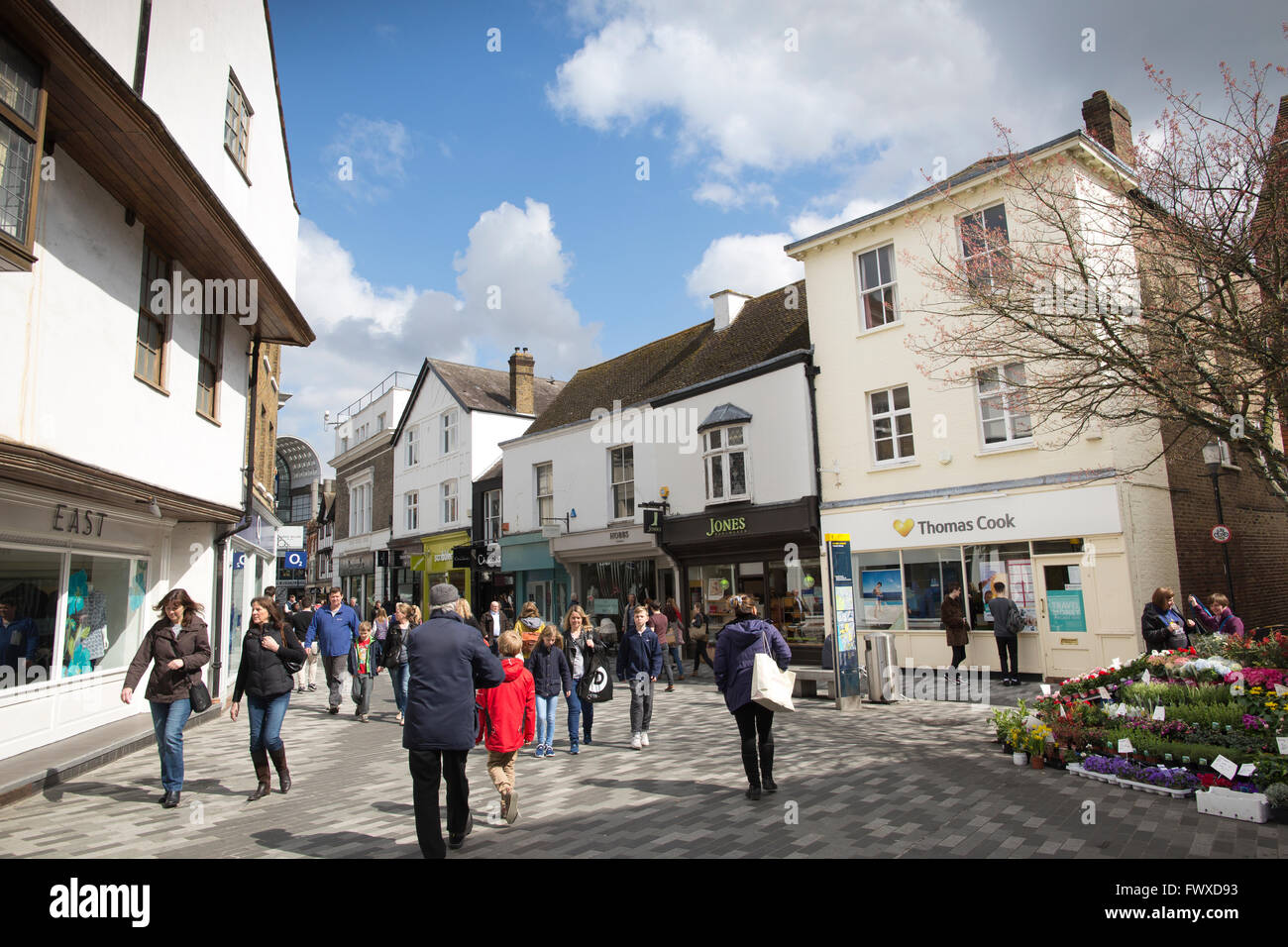 Kirche-Straße, Kingston upon Thames, Greater London, England, UK Stockfoto