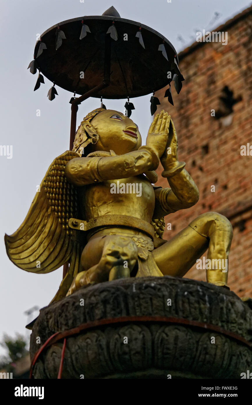 Stadt Welt Kulturerbe UNESCO Bhaktapur Durbar Square, Kathmandu-Tal, Nepal Stockfoto