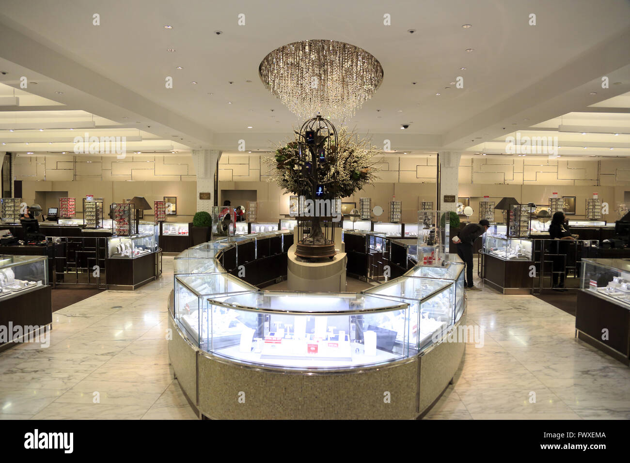 Jährlichen Macy Spring Flower Show im Kaufhaus Macy's Herald Square, Manhattan, New York City, USA Stockfoto