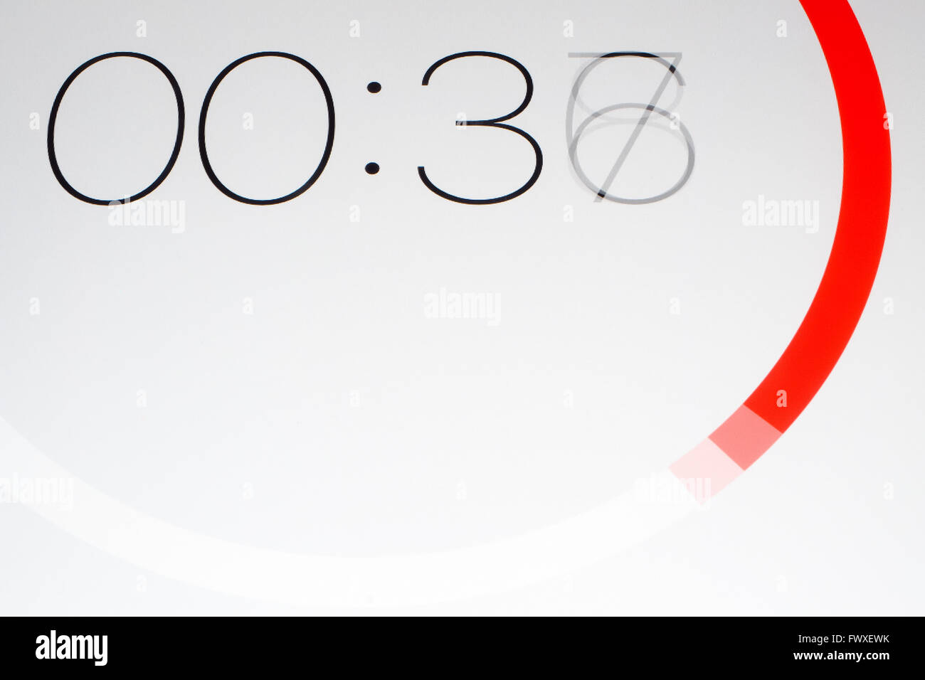 Digital-Timer Closeup 2 Stockfoto