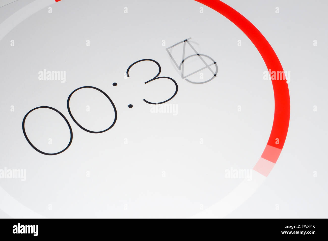 Digital-Timer Closeup 4 Stockfoto