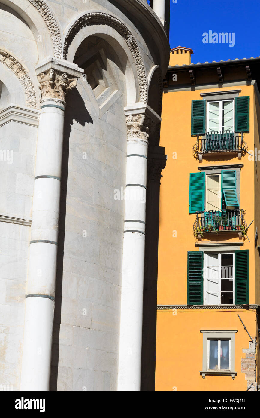 San Michele Church, Lucca, Toskana, Italien, Europa Stockfoto