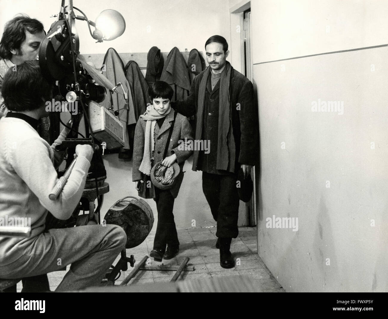 Dreharbeiten zu dem Fernsehfilm Herz, Italien 1984 Stockfoto