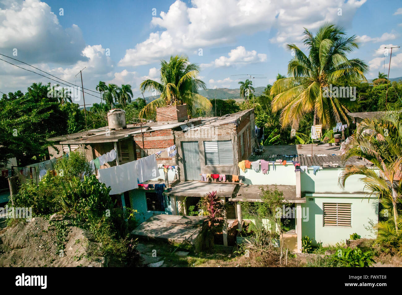 Shanty Gehäuse, Provinz Guantanamo, Kuba Stockfoto