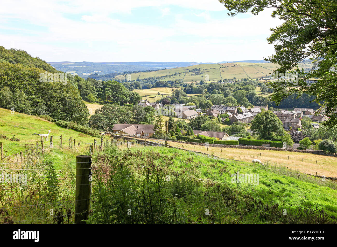 Die Pest Dorf von Eyam Derbyshire England UK Stockfoto