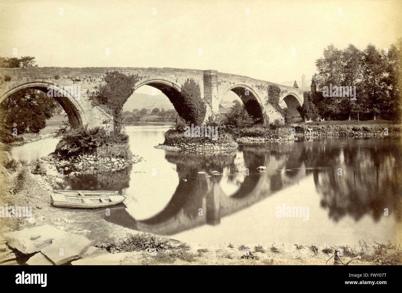 Die Forth Bridge, Stirling, Großbritannien Stockfoto